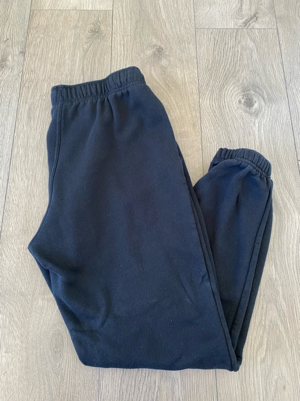 Black Fleece Jogger Sweatpants